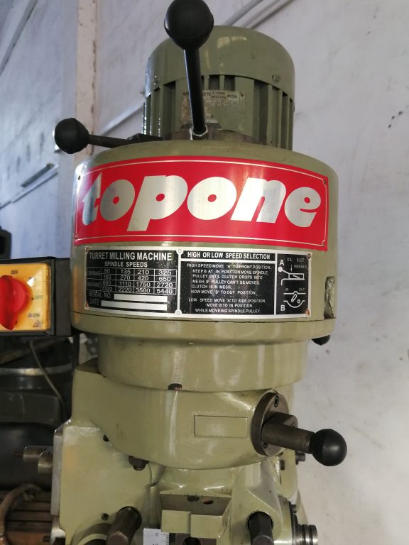 topone 立式铣床 3号